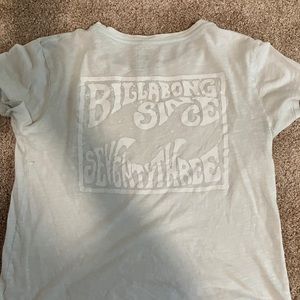 Billabong light blue t shirt SIZE SMALL